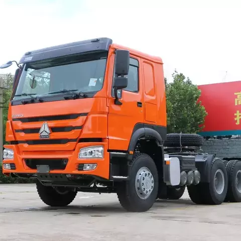 HOWO N7 400HP شاحنة جرار مقصورة مريحة للنقل لمسافات طويلة